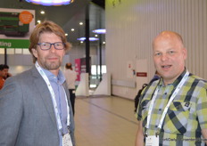 Arjan van Steekelenburg and Geert van der Wel of Hazera Seeds